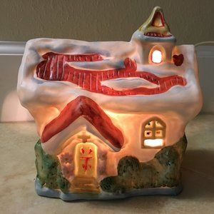 Light up Ceramic Church